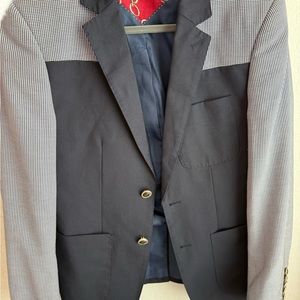 Womens navy two tone Blazer